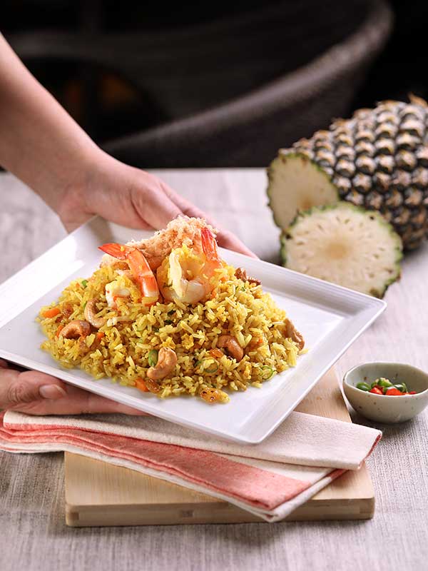 Pineapple-Fried-Rice Sanook Kitchen - Pineapple Fried Rice